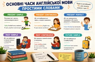 Основні часи англійської мови простими словами